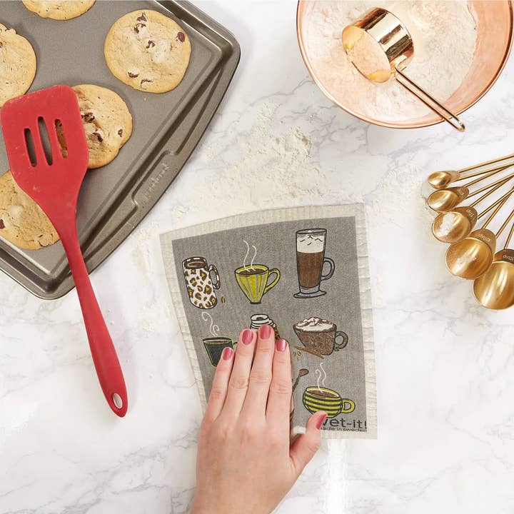 Wet-it! - Wholesale Dishcloth - Coffee Shop Swedish Cloth3