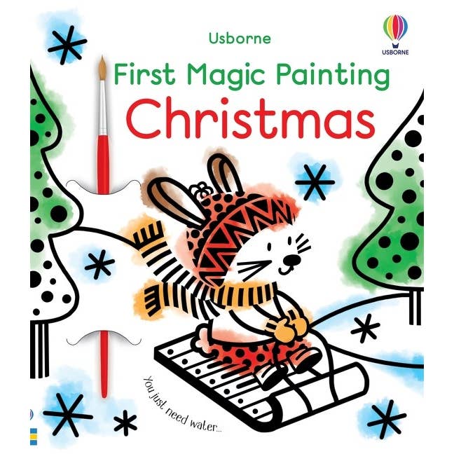 HarperCollins - Wholesale Coloring & Activity Book - Kids & Baby - First Magic Painting Christmas : Usborne