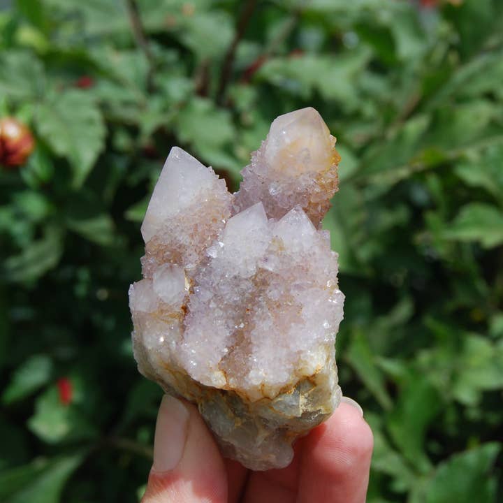 Caspar Curiosities - Wholesale Spiritual Stone/Crystal - 3in 150g Amethyst Spirit Quartz Crystal Cluster, Medium Spirit Quartz, South Africa 2