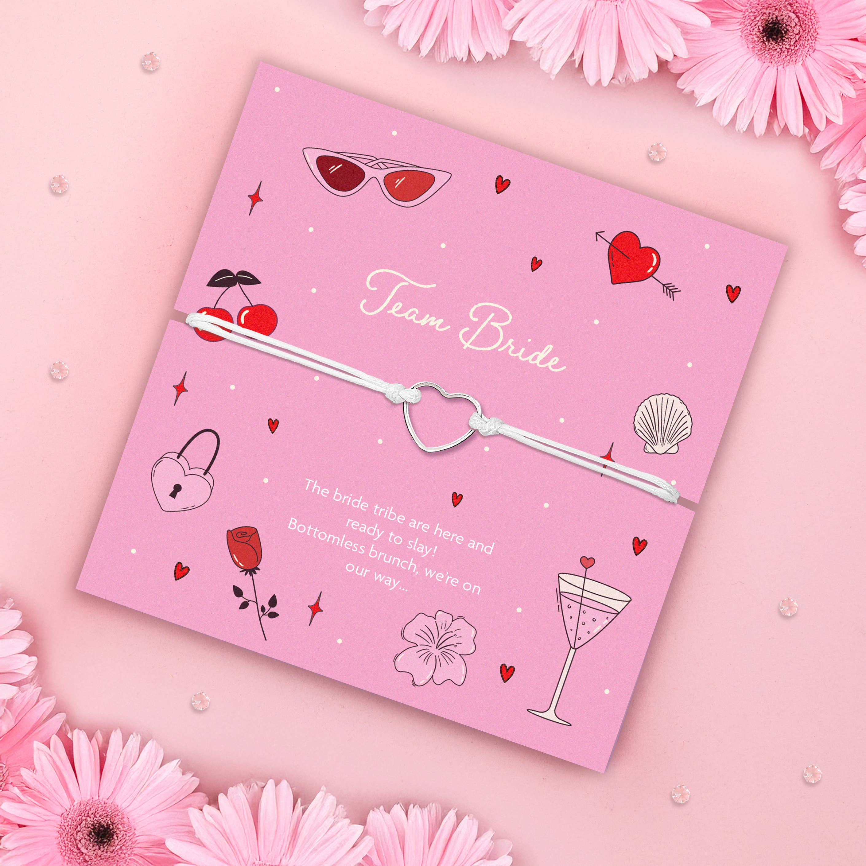 Letterbox Love Bracelets – wholesale Charm/dangle bracelet – Team Bride Bracelet 1