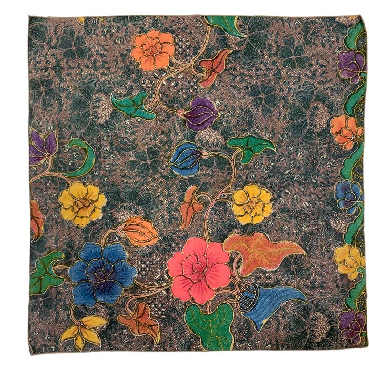 Asia West – wholesale Dinner & cloth napkin – Napkins-blue, green, orange, natural, pink & purple (set/6) 12