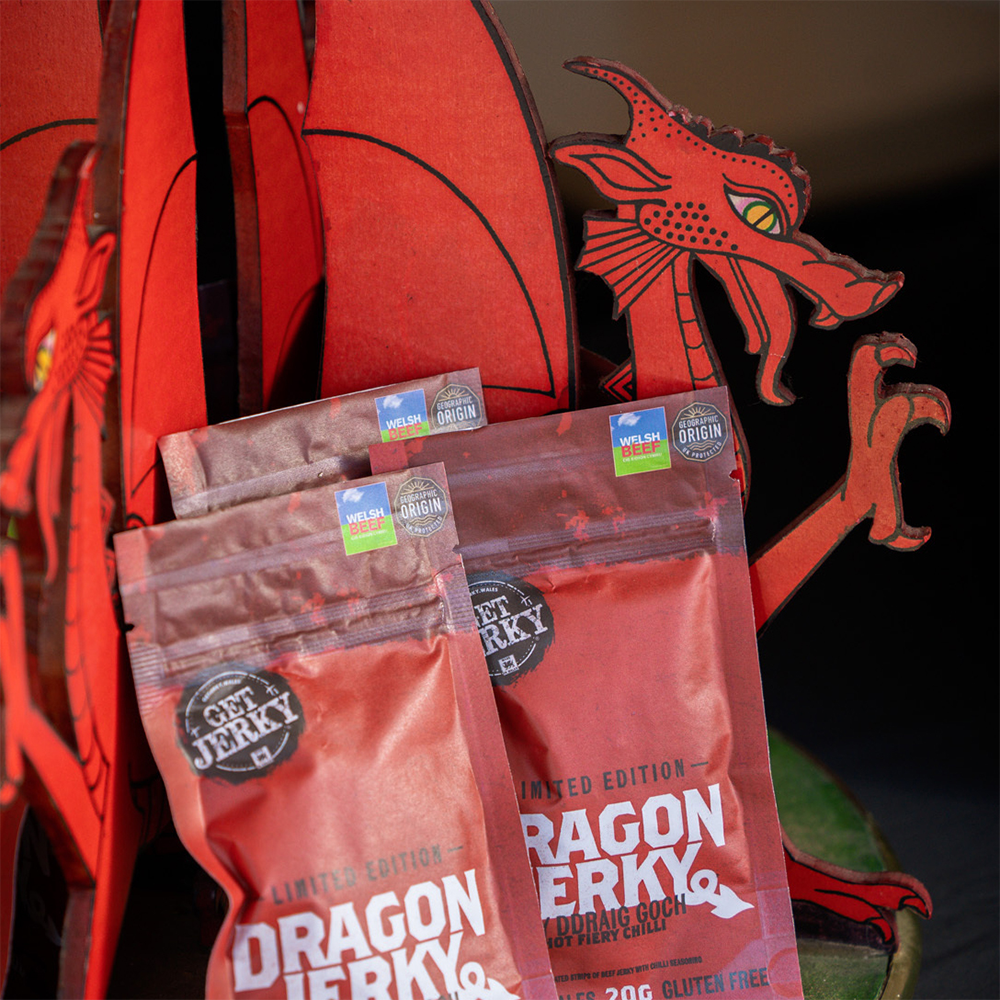 Trailhead | Get Jerky – wholesale Jerky – Dragon Jerky - Hot & Fiery Red Chilli Beef Jerky 3