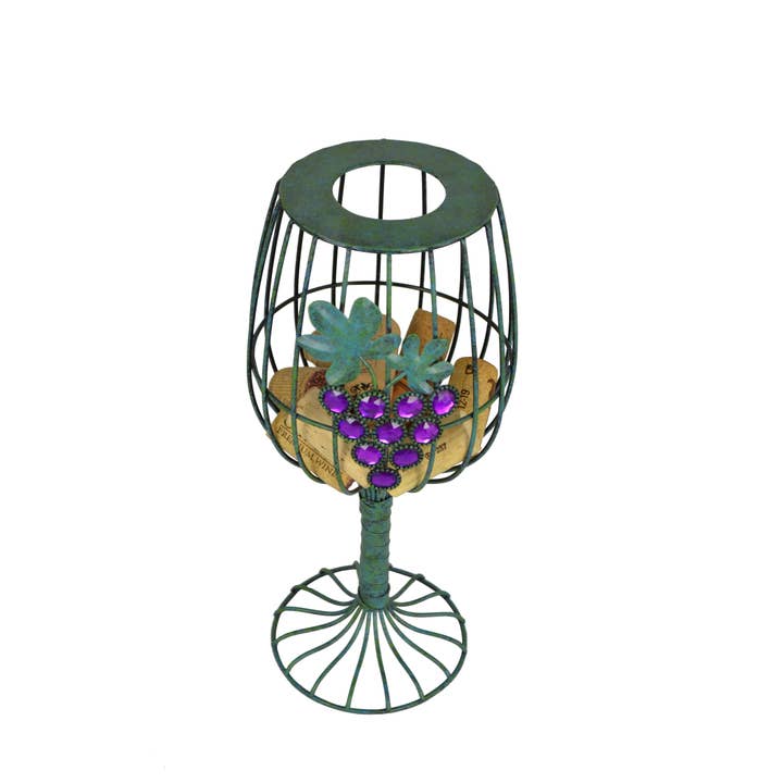 Three Star IM/EX Inc. - Wholesale Wine Cork Holder - 11X5 WINE GLASS CORK HOLDER2