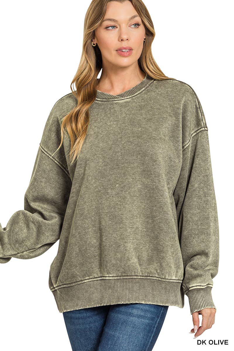 42POPS – Sweatshirt - Mulher por atacado – ',.._ Sweatshirt de Lã Polar Snow Wash82