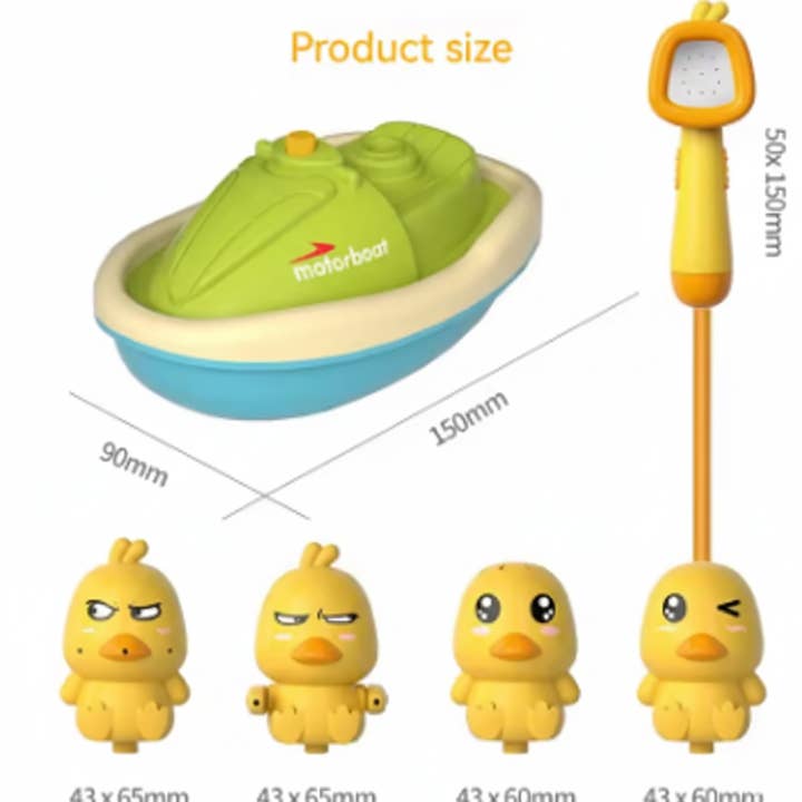 Super Santa - Wholesale Bath Toy - Baby - Cute Duck Bathtub Toy with Automatic Water Spray5