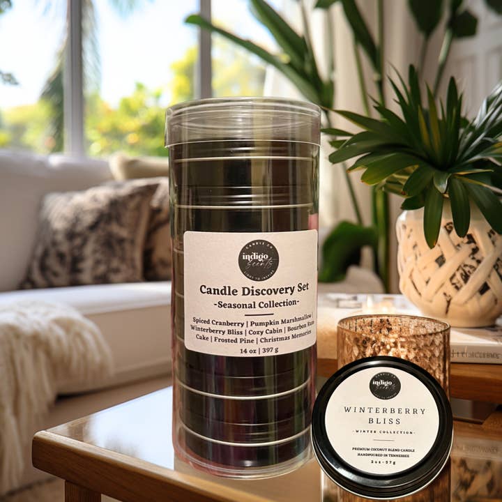 Set de Descubrimiento de Velas Rugged & Refined para venta al por mayor de Indigo Scents Candle Co.