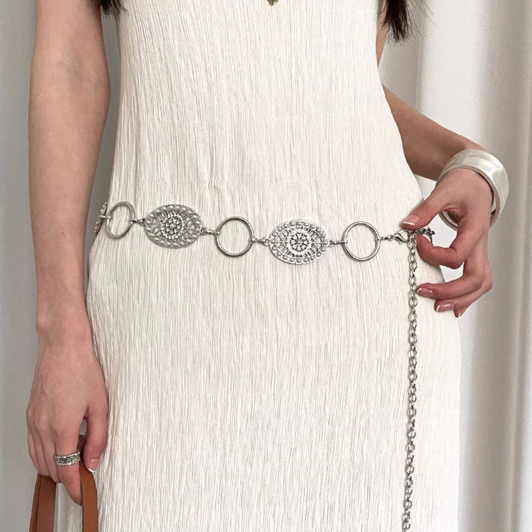 Funkyrel® Atzbranding Limited - Wholesale Belt - Women's - Beco - Boho Metal Links Waist Chain Belt6