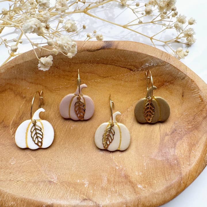Autumn Pumpkin Oorbellen voor wholesale door S.I. Originals
