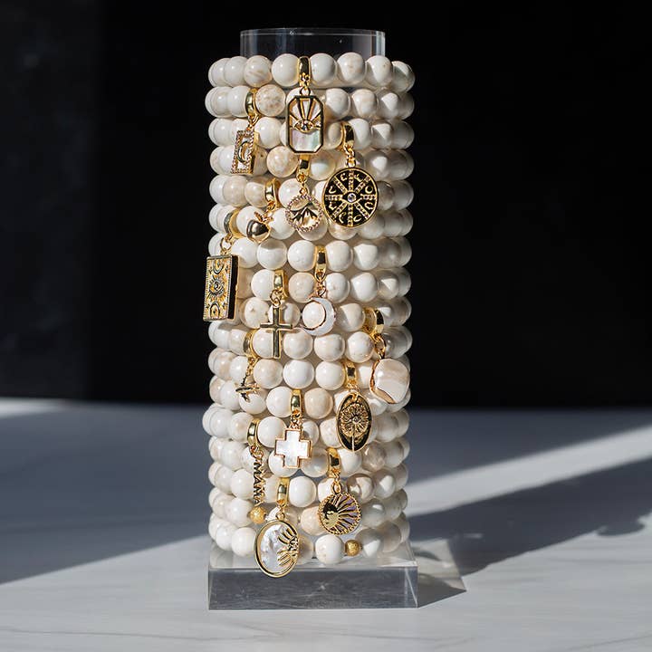 Lenny & Eva - Wholesale Individual Charm/Pendant - Cross Charm, Gold, Charm Bar | Charm Necklace, Bag Charm4