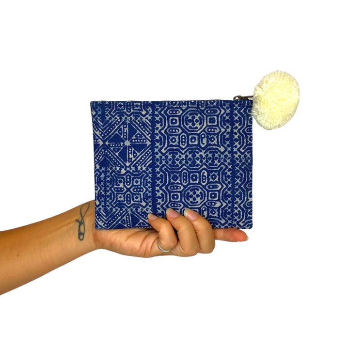 Lumily - Wholesale Clutch bag – women's - Oasis Hmong Batik Indigo Clutch - Thailand1