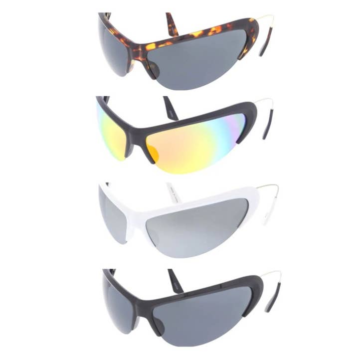 80514 Unisex Plastic Large Futuristic Wrap Frame for wholesale by BLUELINE TRADING