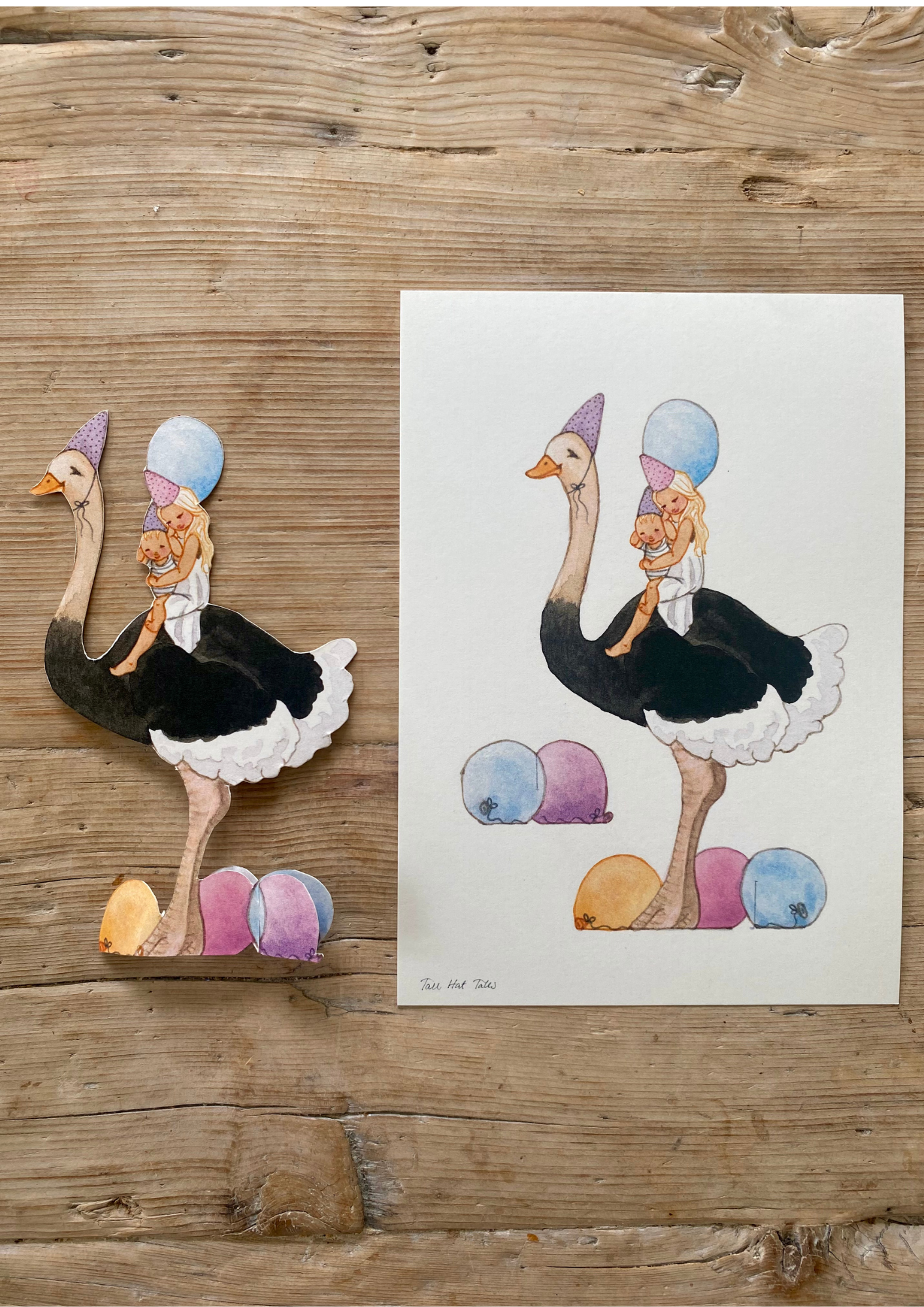 Tall Hat Tales - Wholesale Party/Paper Folding Fan - Struds1