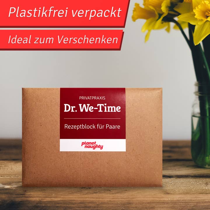 planet naughty - erotic gifts – Großhandel Scherz-/Geschenkartikel – Dr. We-Time - Gutscheinbuch für Liebes-Paare mit 25 Rezepten