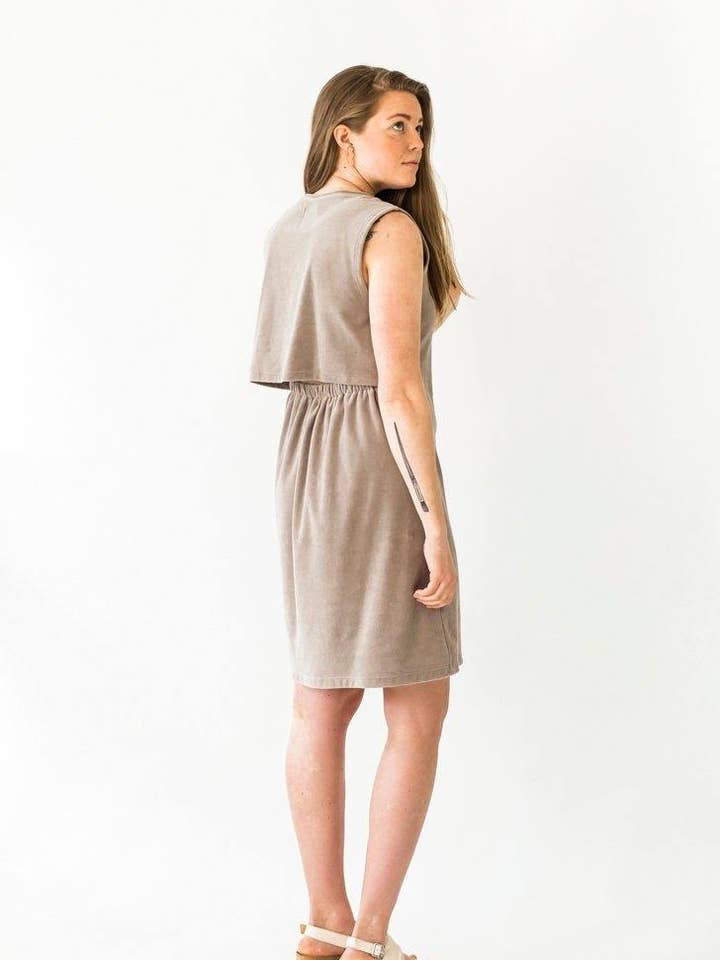 Robe midi Ariel - Sand pour la vente par MORICO