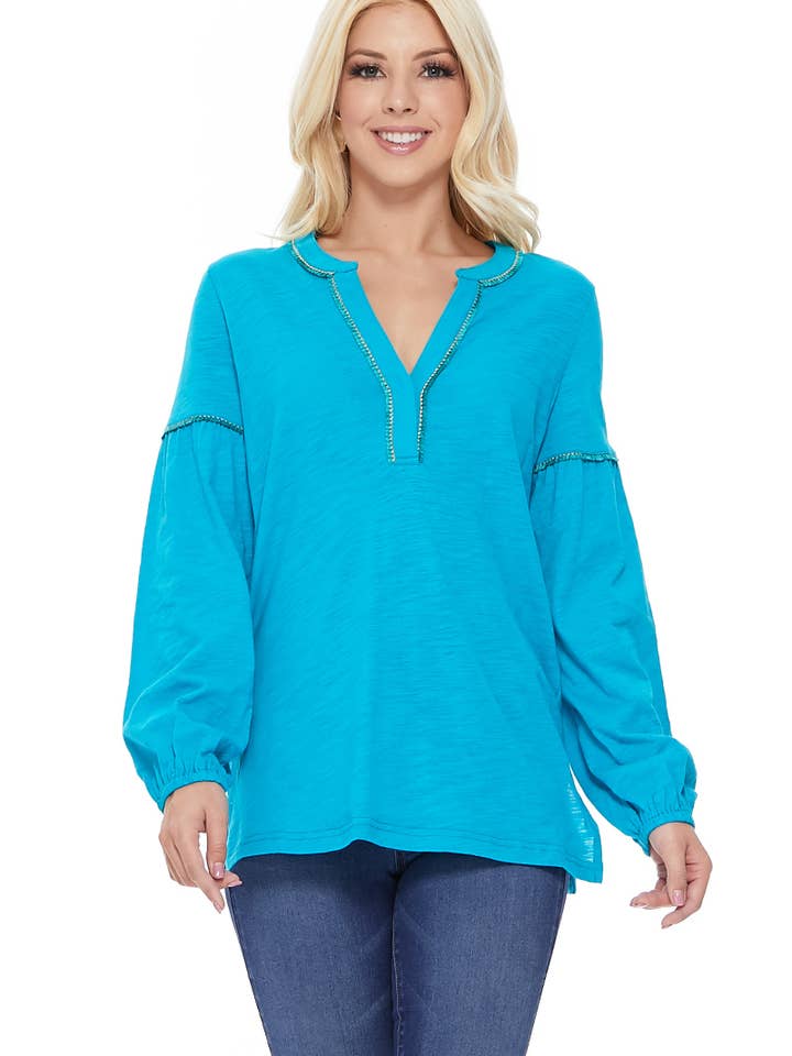 Haut à pampilles Cara pour la vente par ARYEH