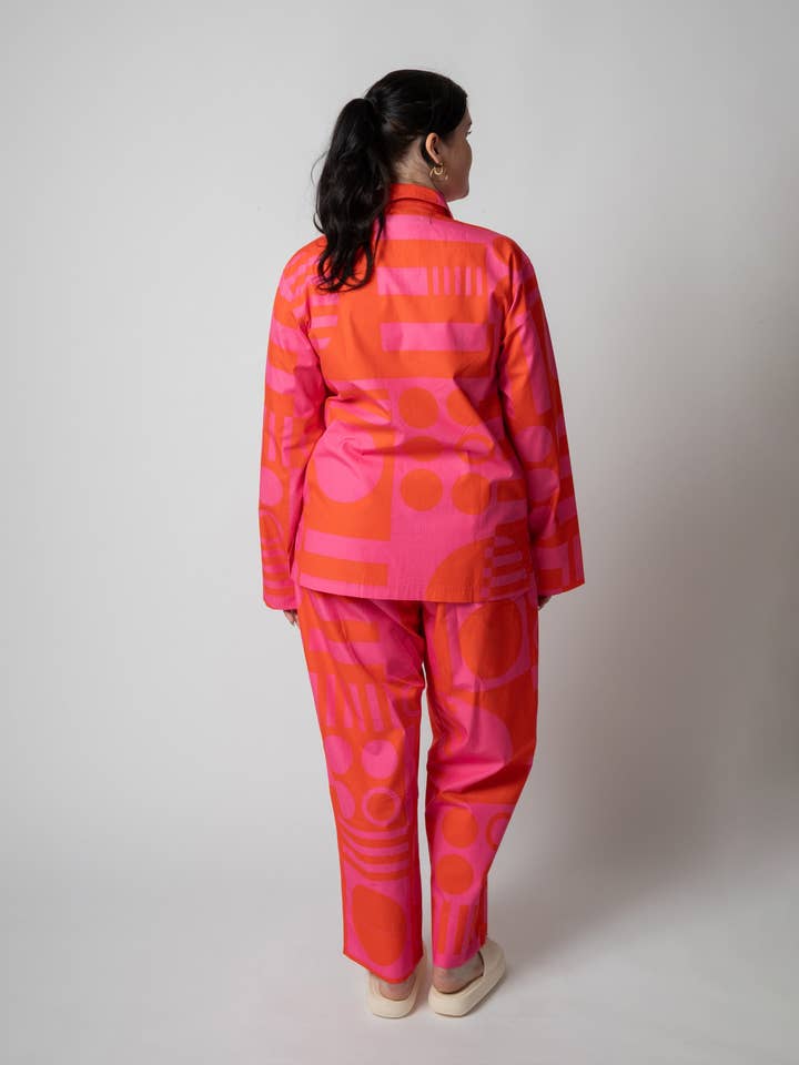 Irregular Sleep Pattern – wholesale Pants – Women's – Paradox High Waisted Trousers in Hot Pink4