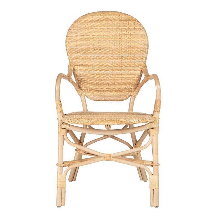 Brun Rattan Stol 60x55x92cm for engroshandel hos Garpe Interiores