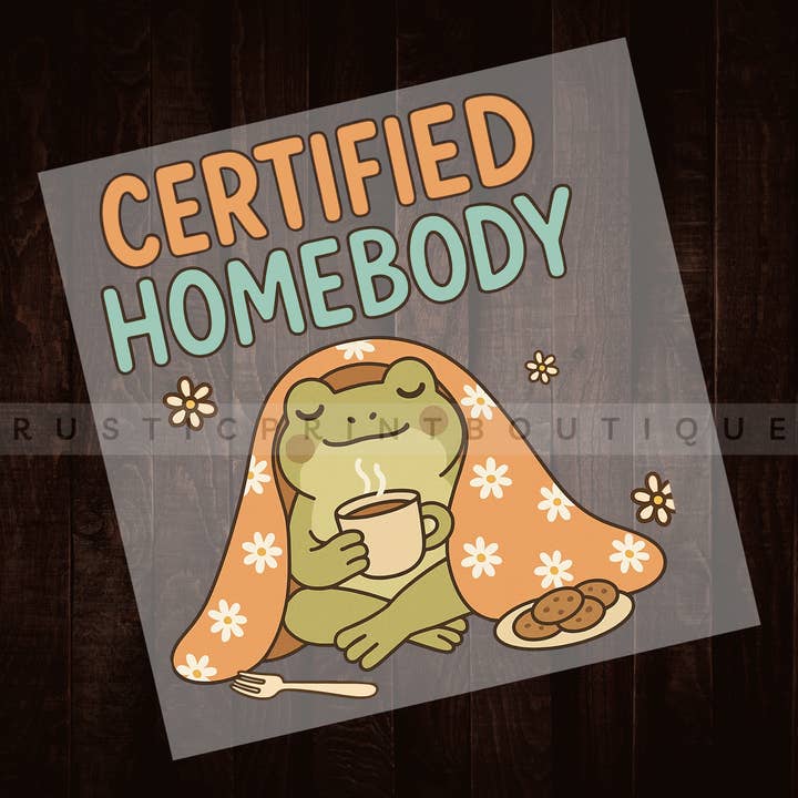 Funny Mental Health DTF Heat Transfer Retro Humor DTF for wholesale by RusticPrintStudio