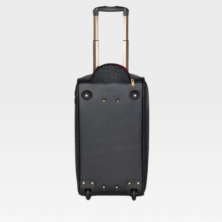 Tote&Carry - Wholesale Luggage - Apollo 2 Backpack & Rolling Duffle Bag Set in Black
