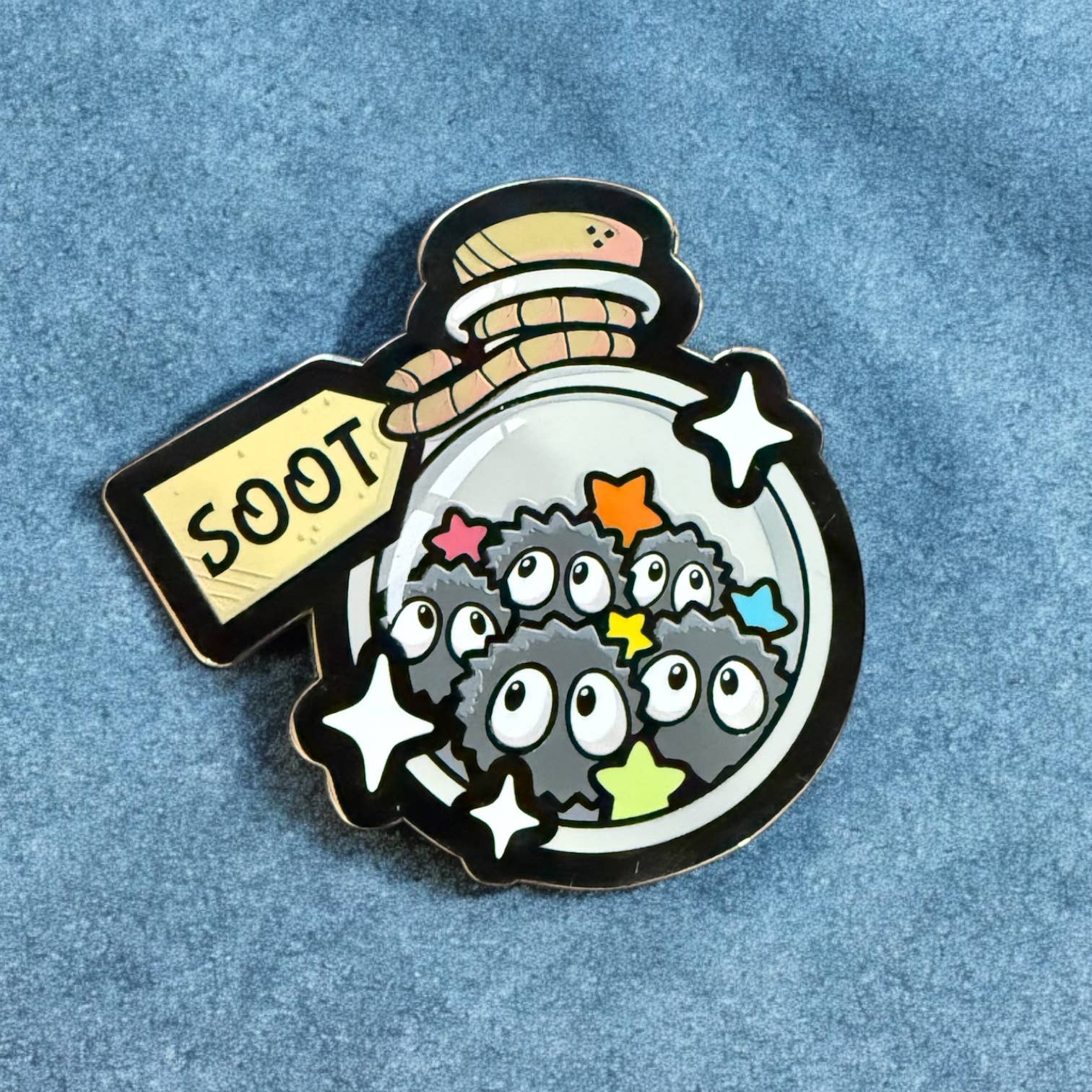 GoopyGoblins – Engroshandel Reversnål/knap – Ghibli Eliksirer 2,5" Hårde Emalje Pins2