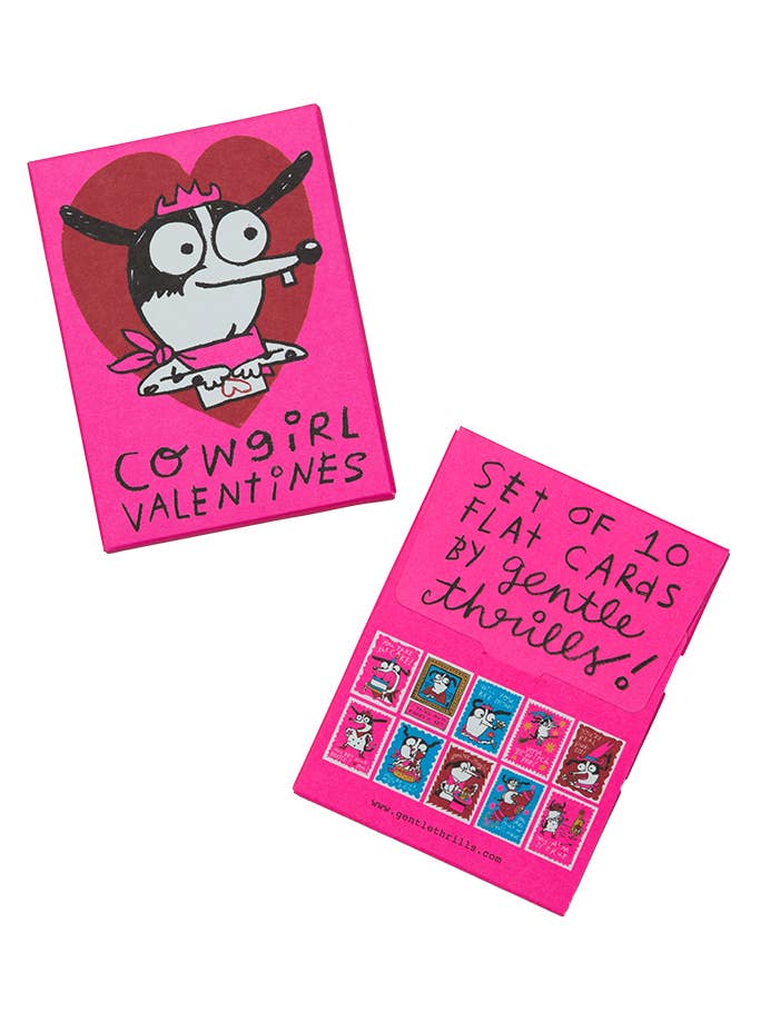 cowgirl valentine set for wholesale by gentle thrills