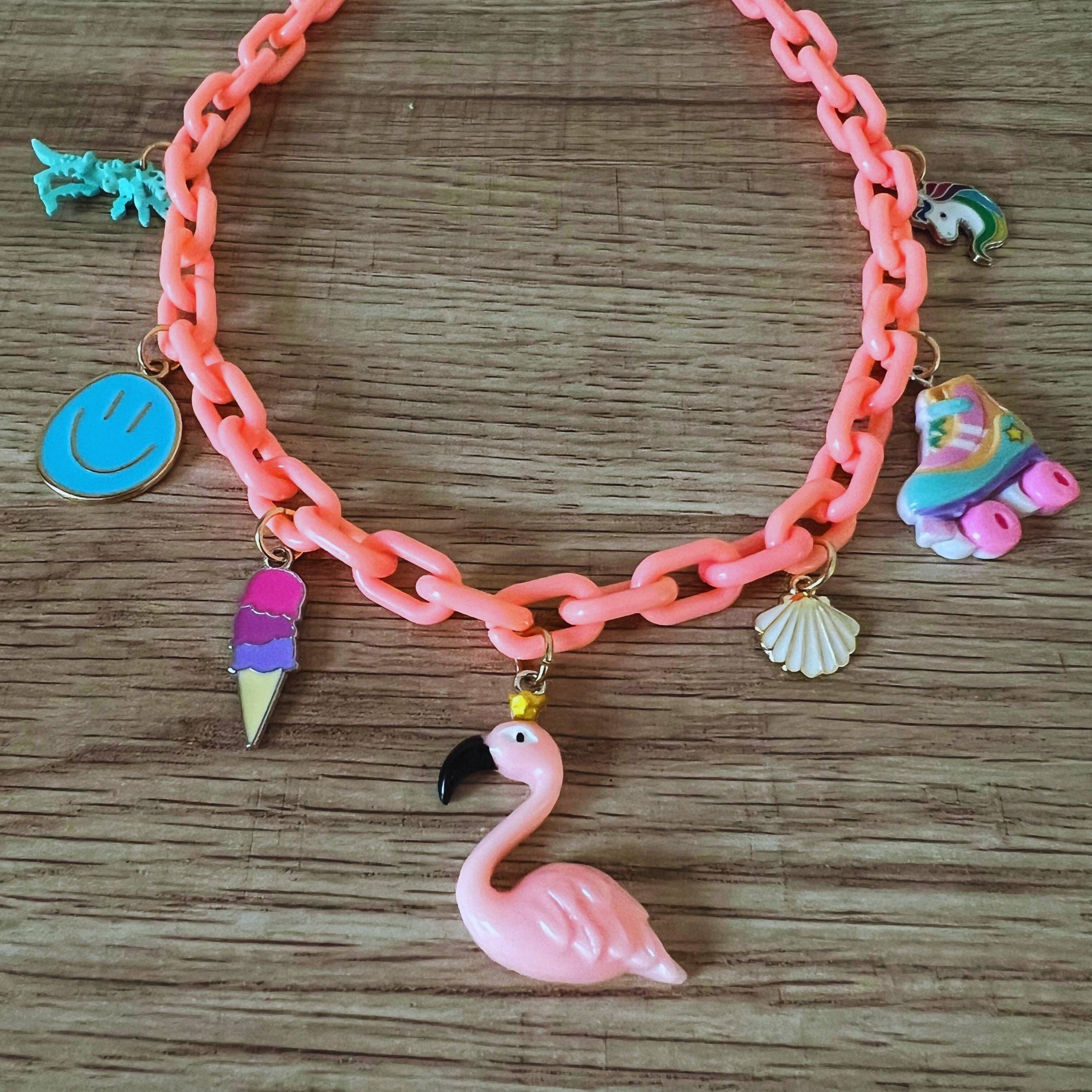 Wake and Make - Wholesale Kids Necklace - Kids - Summer Days Charm Necklace17