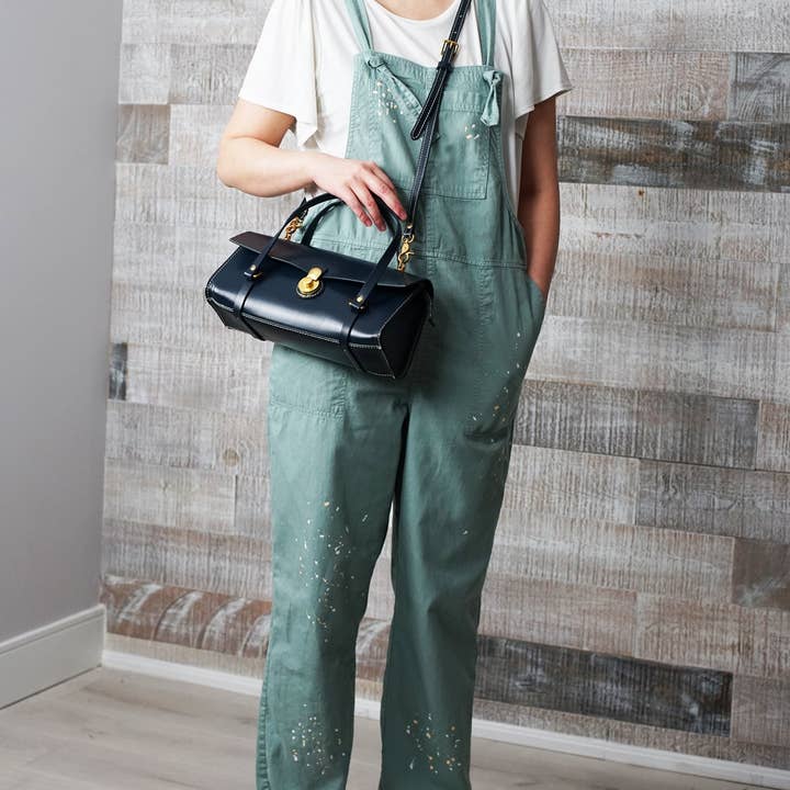 UPPDOO - Wholesale Satchel - Women's - Vive 2.0 Classic Baguette Satchel- Ruby6