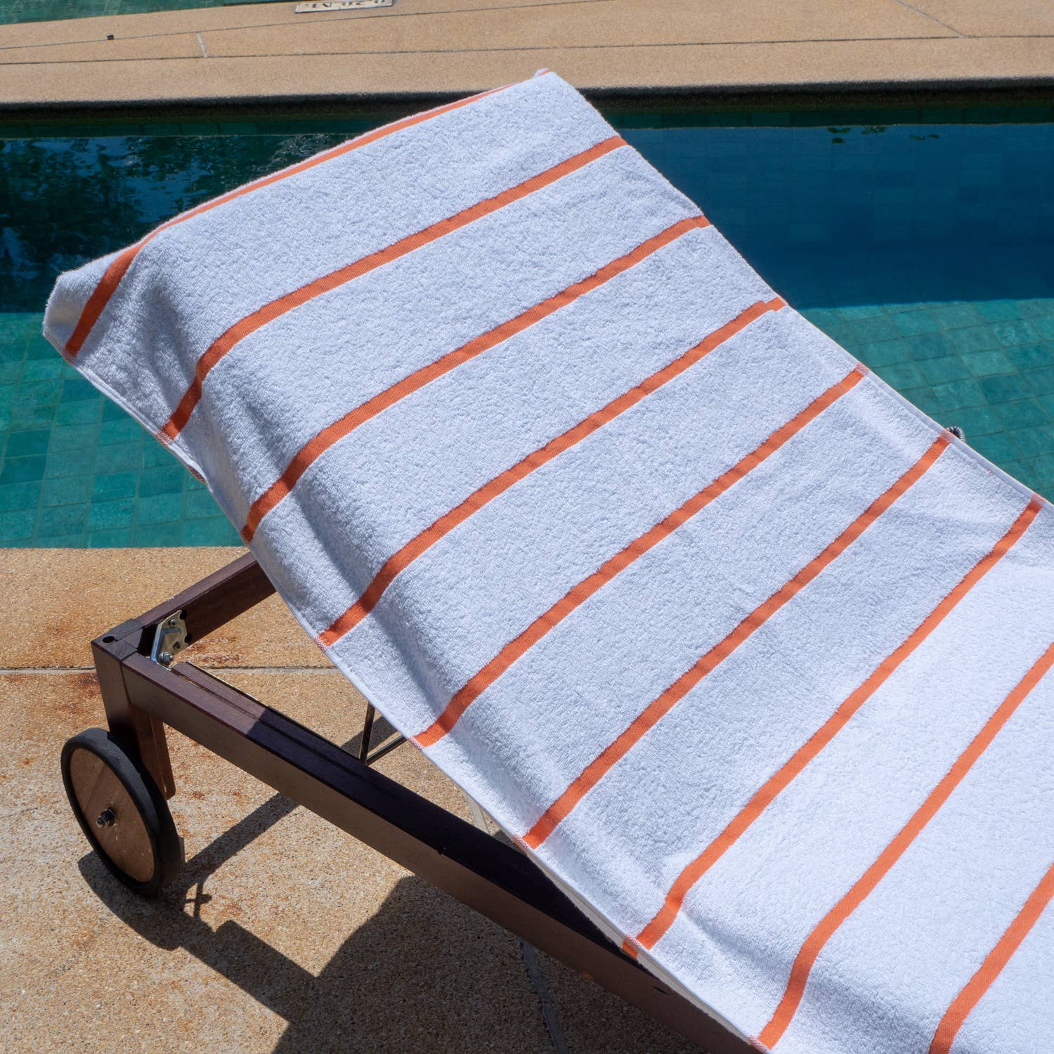 Arkwright Home - Wholesale Beach Towel - 2 Pack of Chaise Lounge Chair Towels, Fitted Pocket56