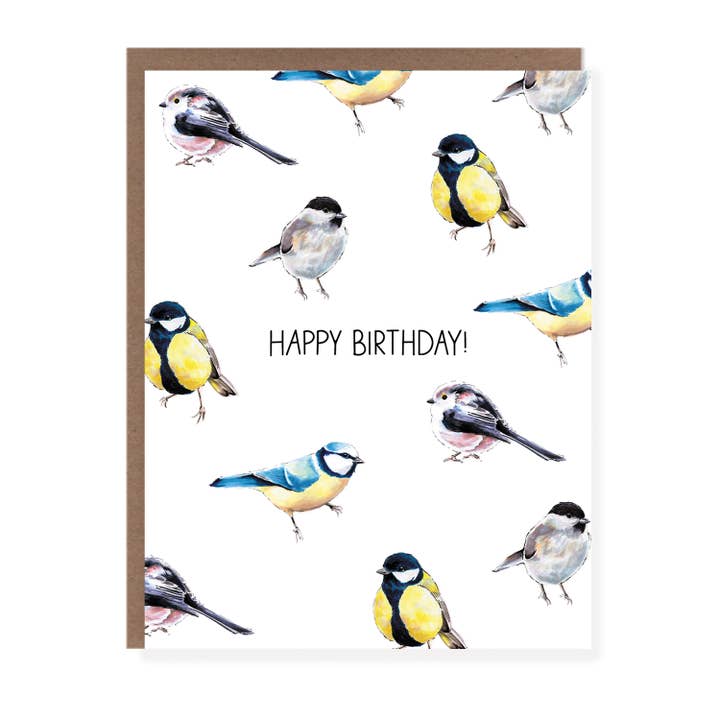 Morgan Swank Studio - Wholesale Birthday Card - Birds Birthday Card2