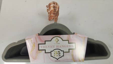 Concepts In Time - Wholesale Clothes Hangers - Concepts 35pk Space-Saving Velvet Hangers – Premium Grip4