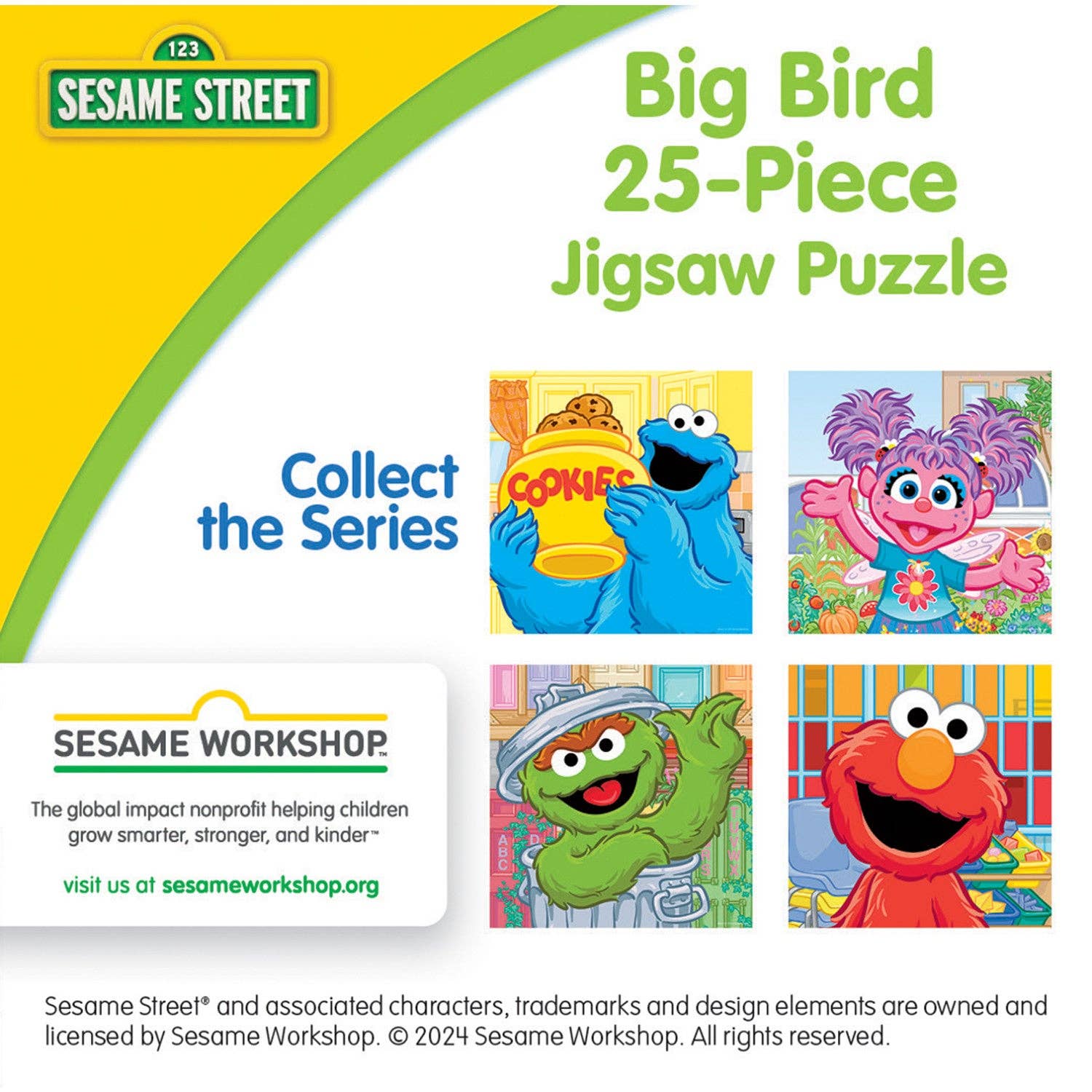 Masterpieces Puzzles - Wholesale Puzzle - Kids - Sesame Street - Big Bird 25 Piece Jigsaw Puzzle2