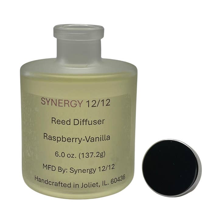 Reed Diffuser Set (6.0 oz.) Raspberry-Vanilla for wholesale by Synergy 12/12