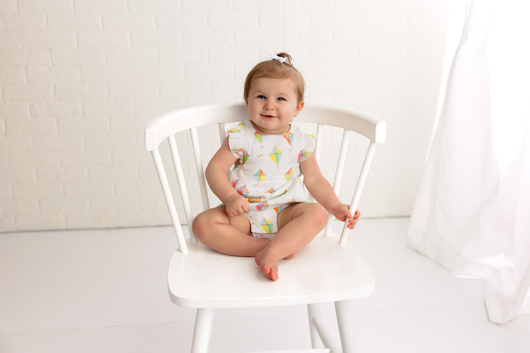 Nola Tawk - Wholesale Bodysuit (Non-Footed) - Baby - Reach for the Sky Organic Muslin Bubble Romper1