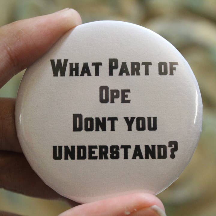 Vilken del av Ope Don't you //metallstödd knapp 2.25 in för wholesale av Raven Design