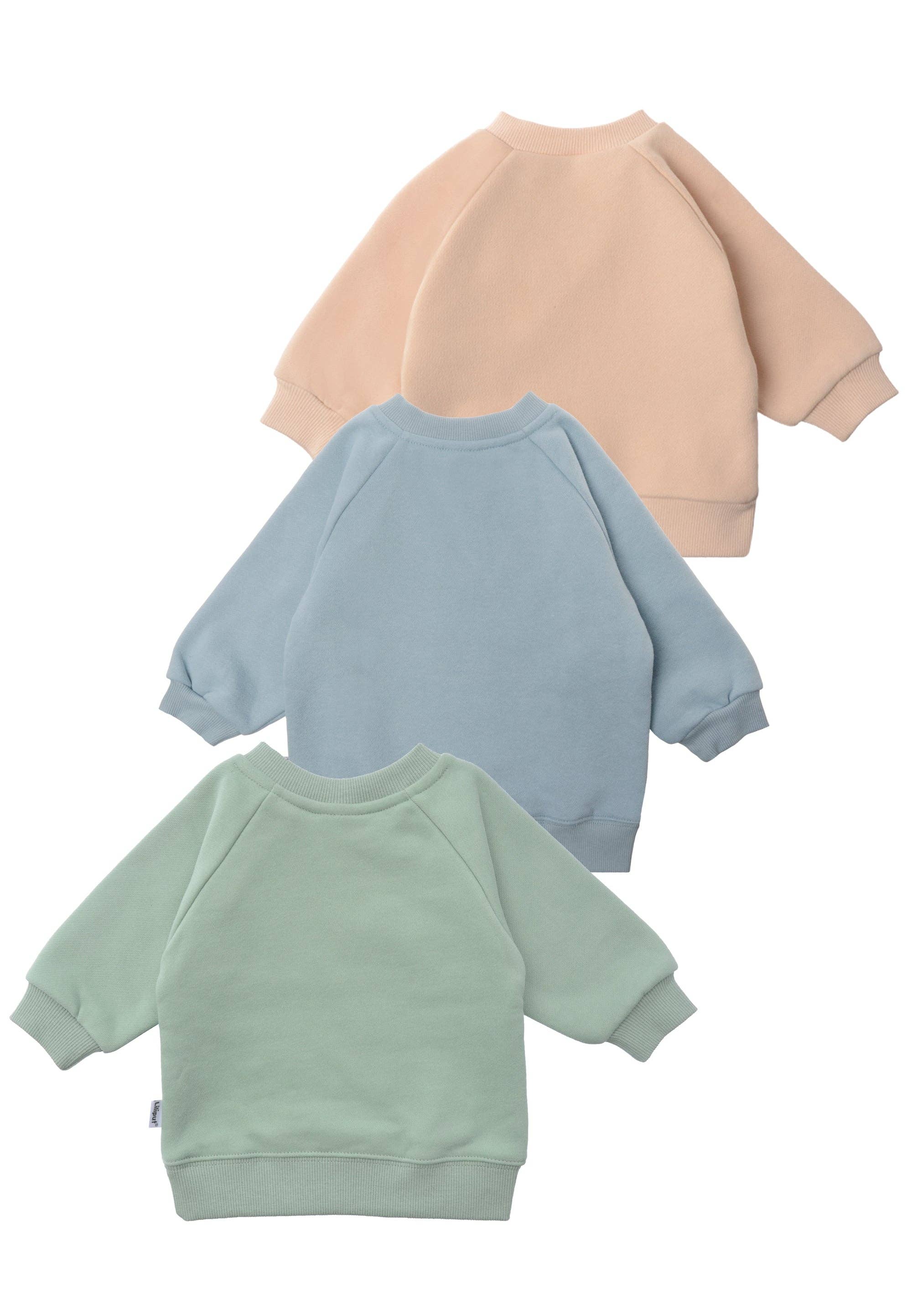 Liliput – wholesale Sweatshirt - Kids – 3-pack sweatshirts in beige, reed, and light blue1