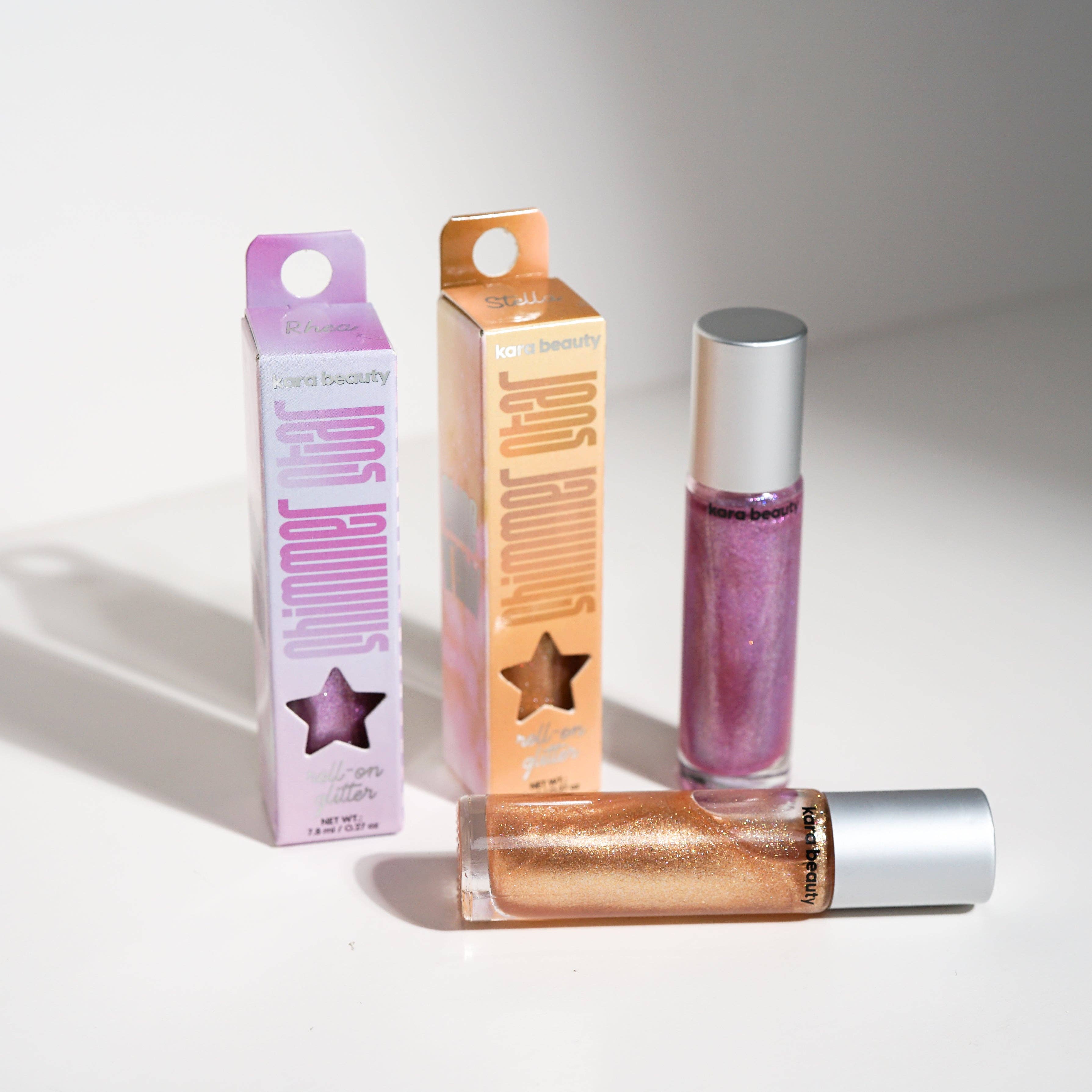 Kara Beauty – wholesale Body glitter/shimmer – SHIMMER STAR Roll-On Glitter - Rhea5