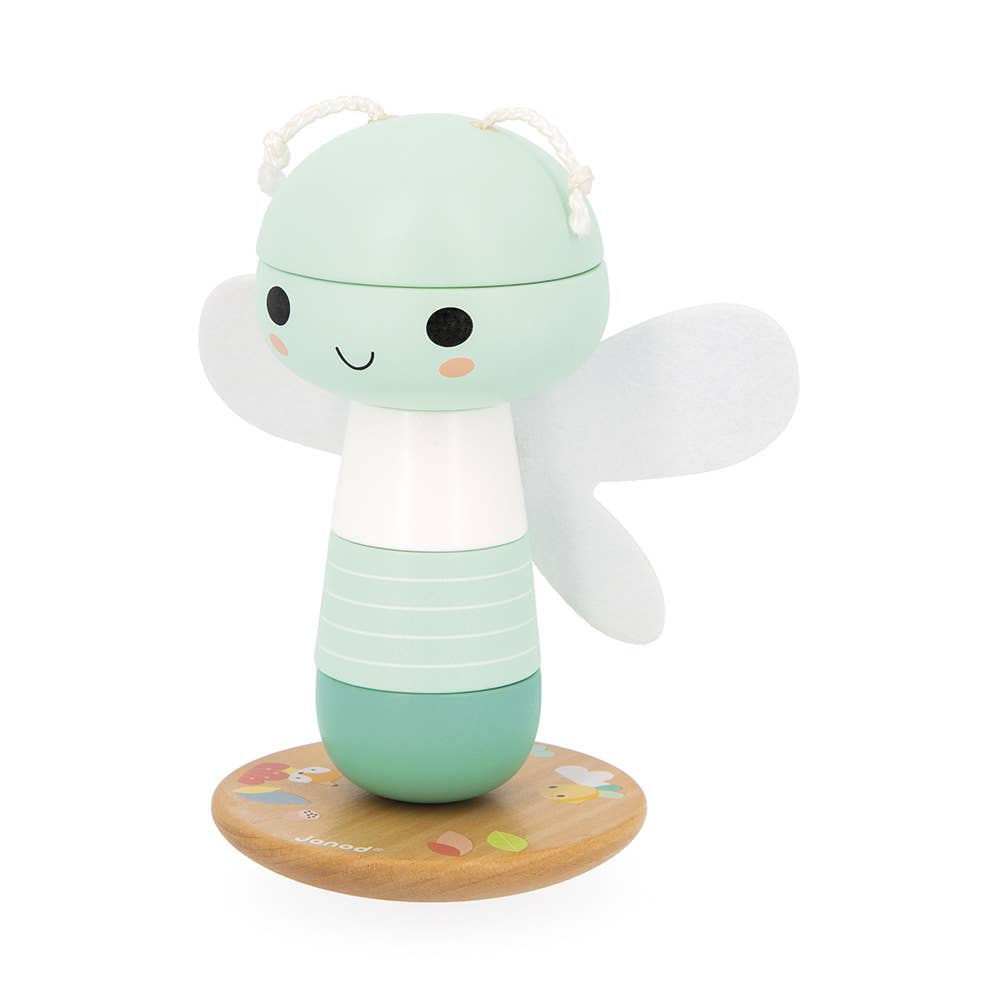 Janod - Wholesale Wood Toy - Kids - Pure | Dragonfly | Stacker & Rocker | Fine motor skills1