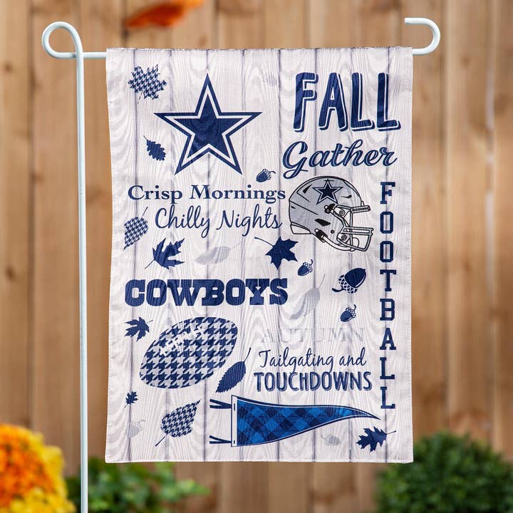 Dallas Cowboys, Moire Flag, GDN, Fall Seasonal for wholesale by Evergreen Enterprises