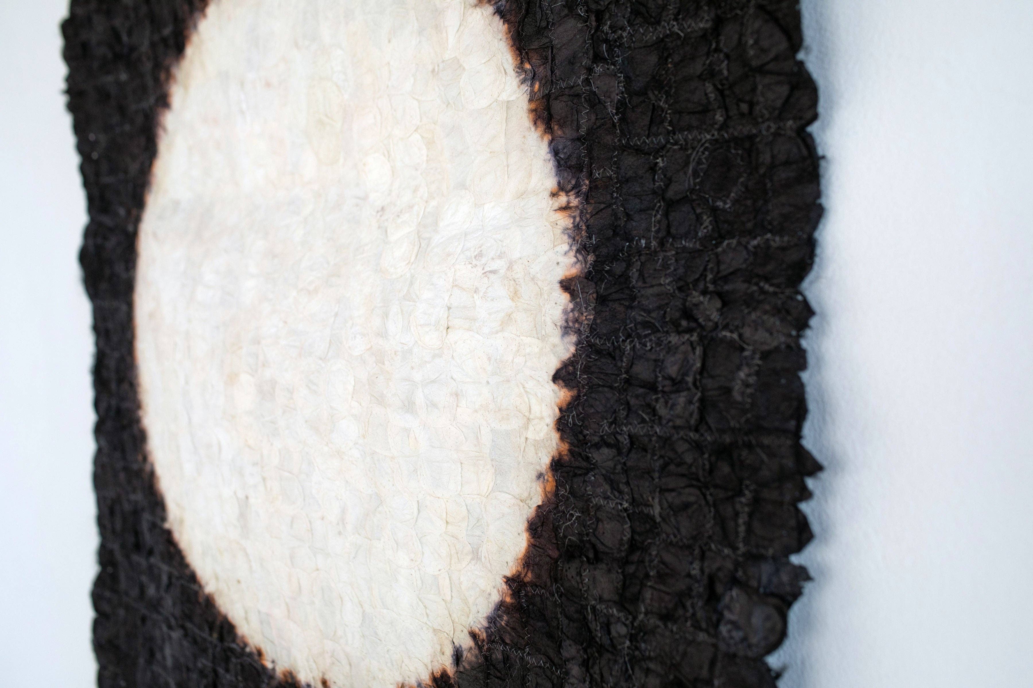 Tanana Madagascar - Wholesale Tapestry/Textile - Madagascar Silk Harvest Moon Wall Hanging2