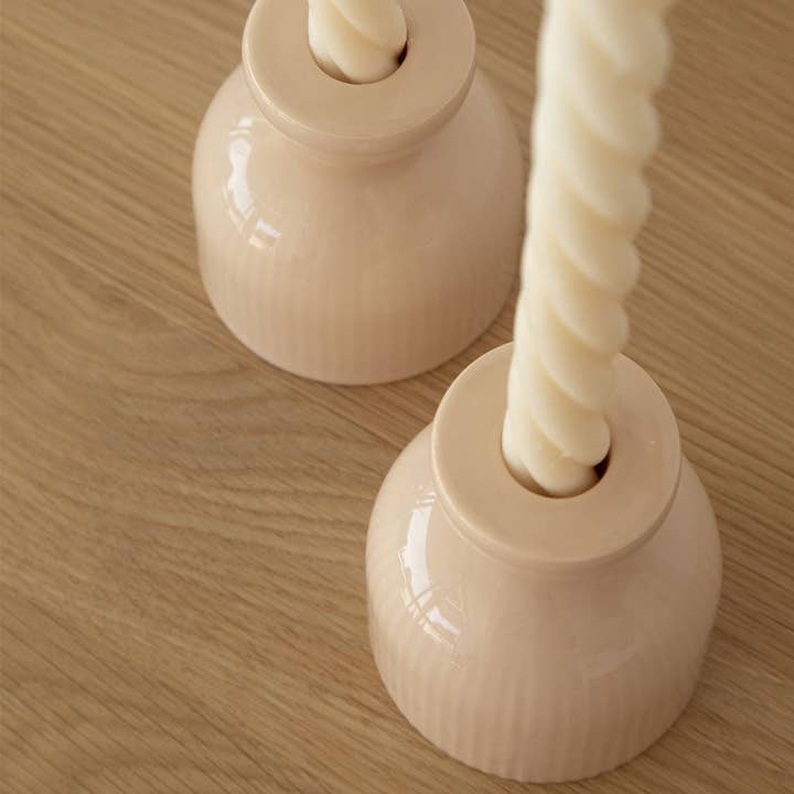 Oustao - Wholesale Candle holder - Lus ceramic candle holder - Powdered2