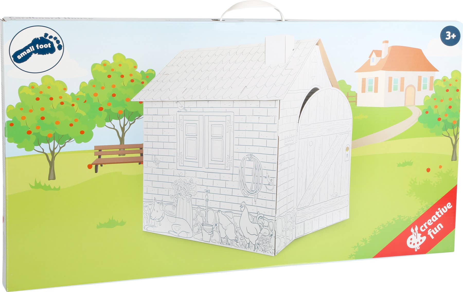 small foot - Wholesale DIY Craft Kit - Kids - Little House Cardboard Playhouse2