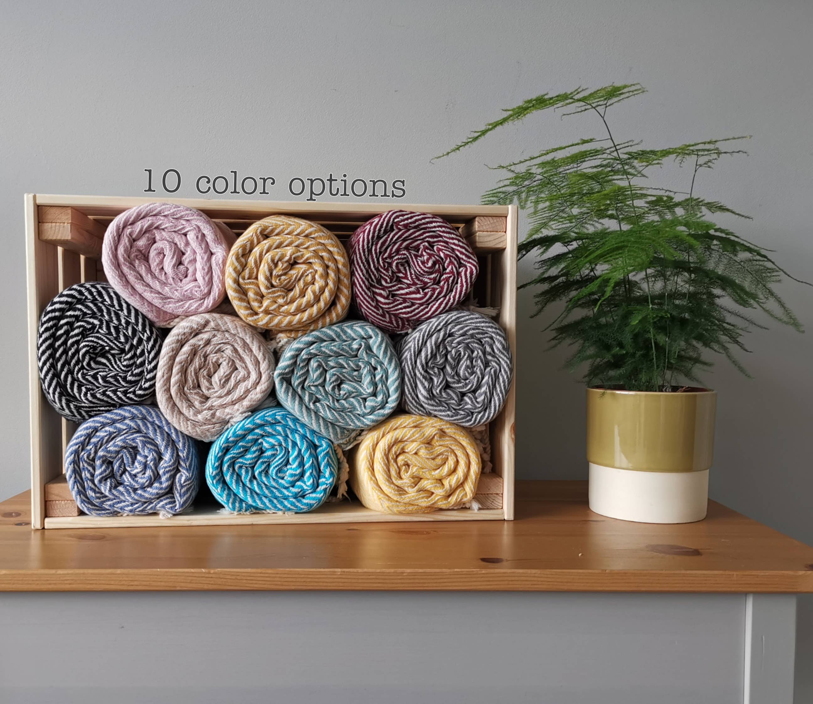 Buluty - Vente Plaids - PLAID TURC, COUVERTURE, ÉCHARPE, CHÂLE EN COTON DOUX DE PREMIÈRE QUALITÉ4