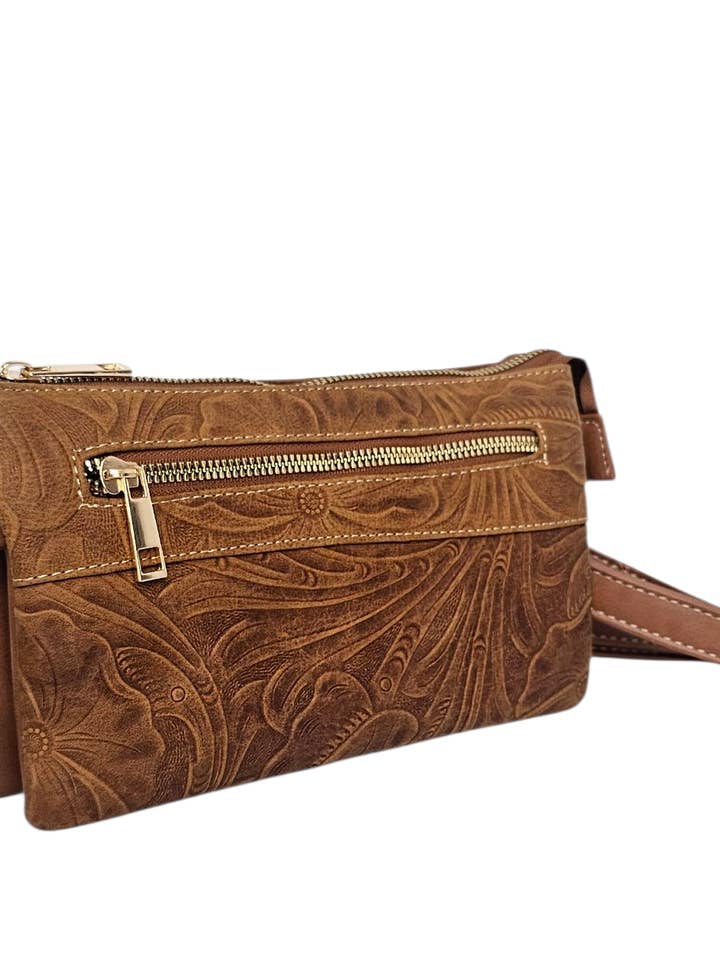 Nova Crossbody Bag - Artisan Brown for wholesale by MAVIS BY HERRERA