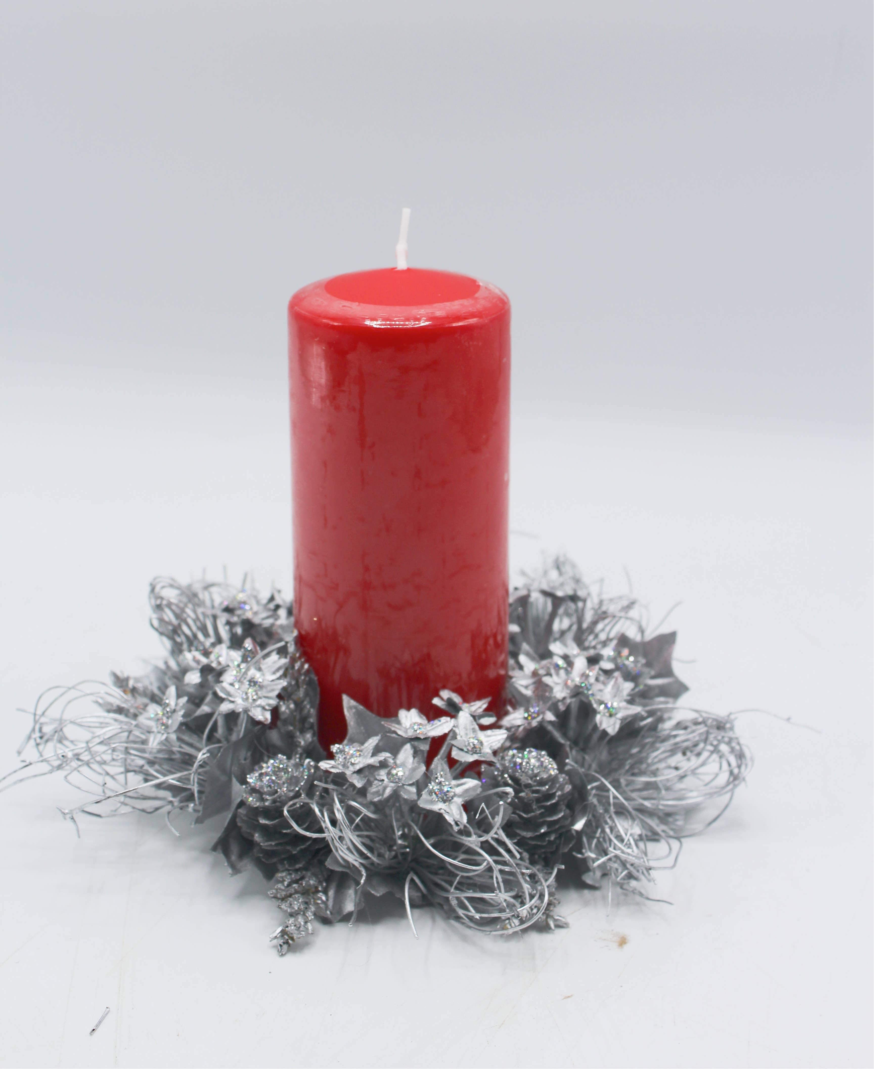 Fioretto Renato S.r.l. - Wholesale Christmas Decoration - Box of 6 chaplets with stars, pine cones in antique gold and silver5