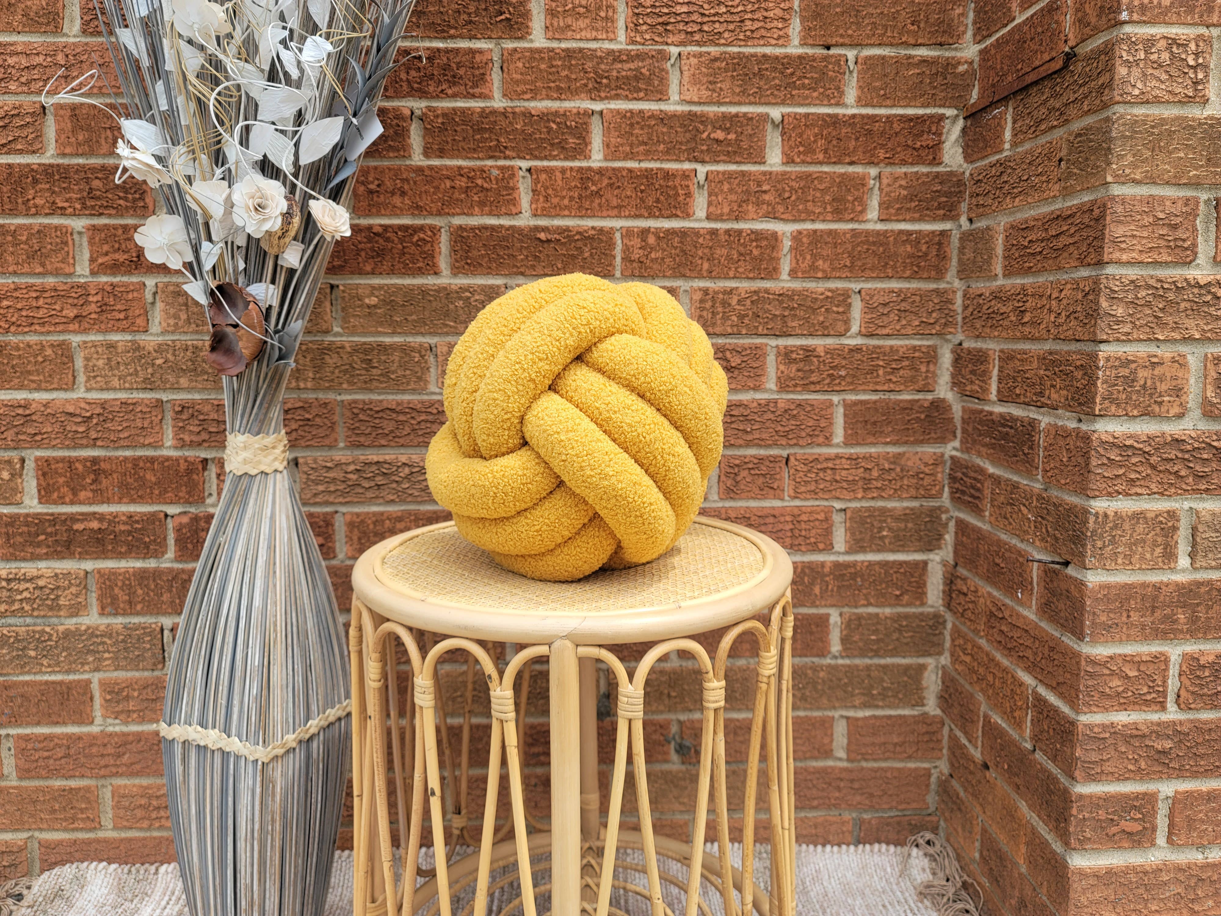 SUF Products LLC - Wholesale Throw/Decorative Pillow - Boucle Knot Pillows Soft and Cozy - Trendy Textured cushion29