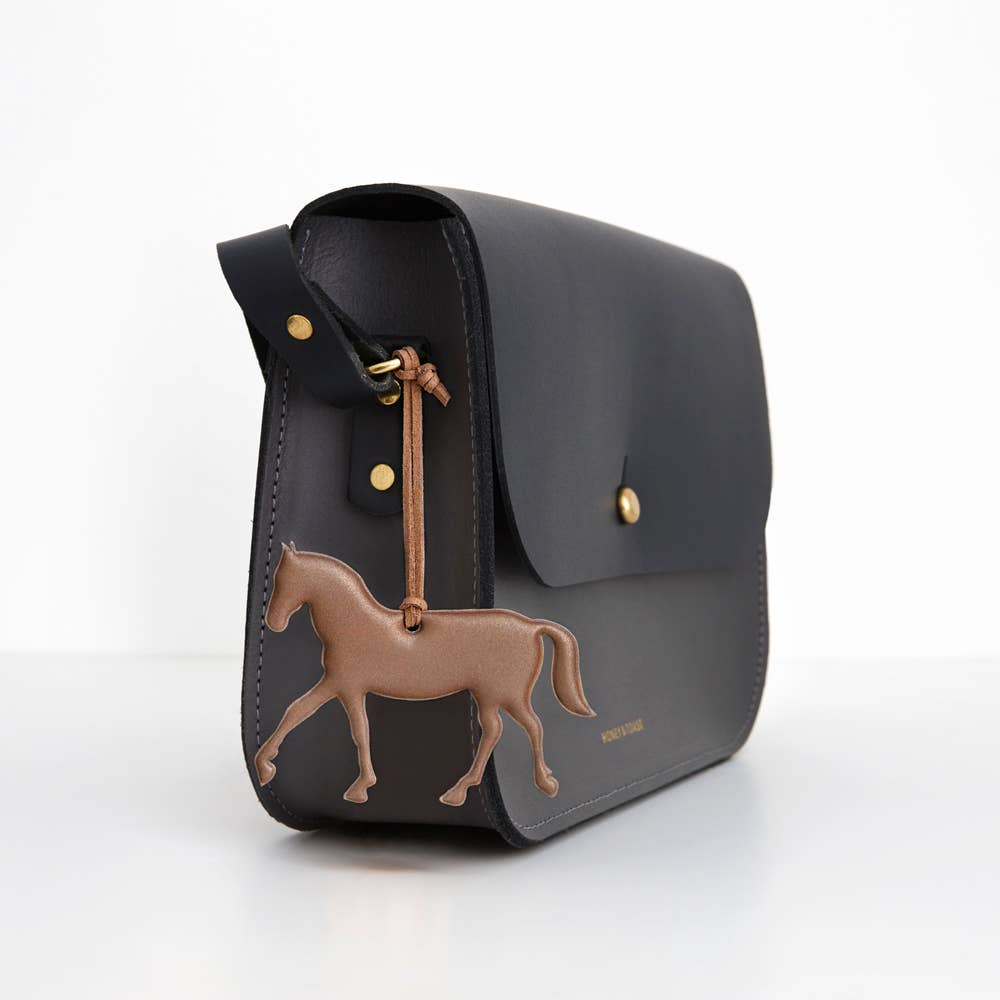 Firefly Reflectors - Wholesale Purse/Bag Accessory - Women's - Horse Soft Shape Reflector - Caramel1