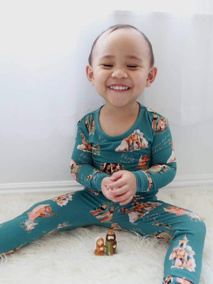 Set lounge de manga larga O' Holy Night para venta al por mayor de Riley & Rett