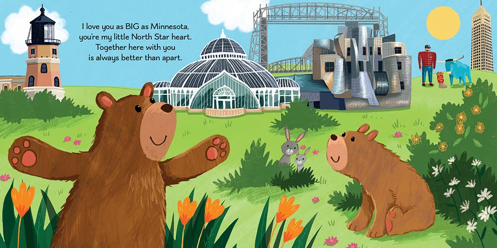 Sourcebooks - Wholesale Baby & Toddler Book (0-2) - I Love You as Big as Minnesota (BB)1