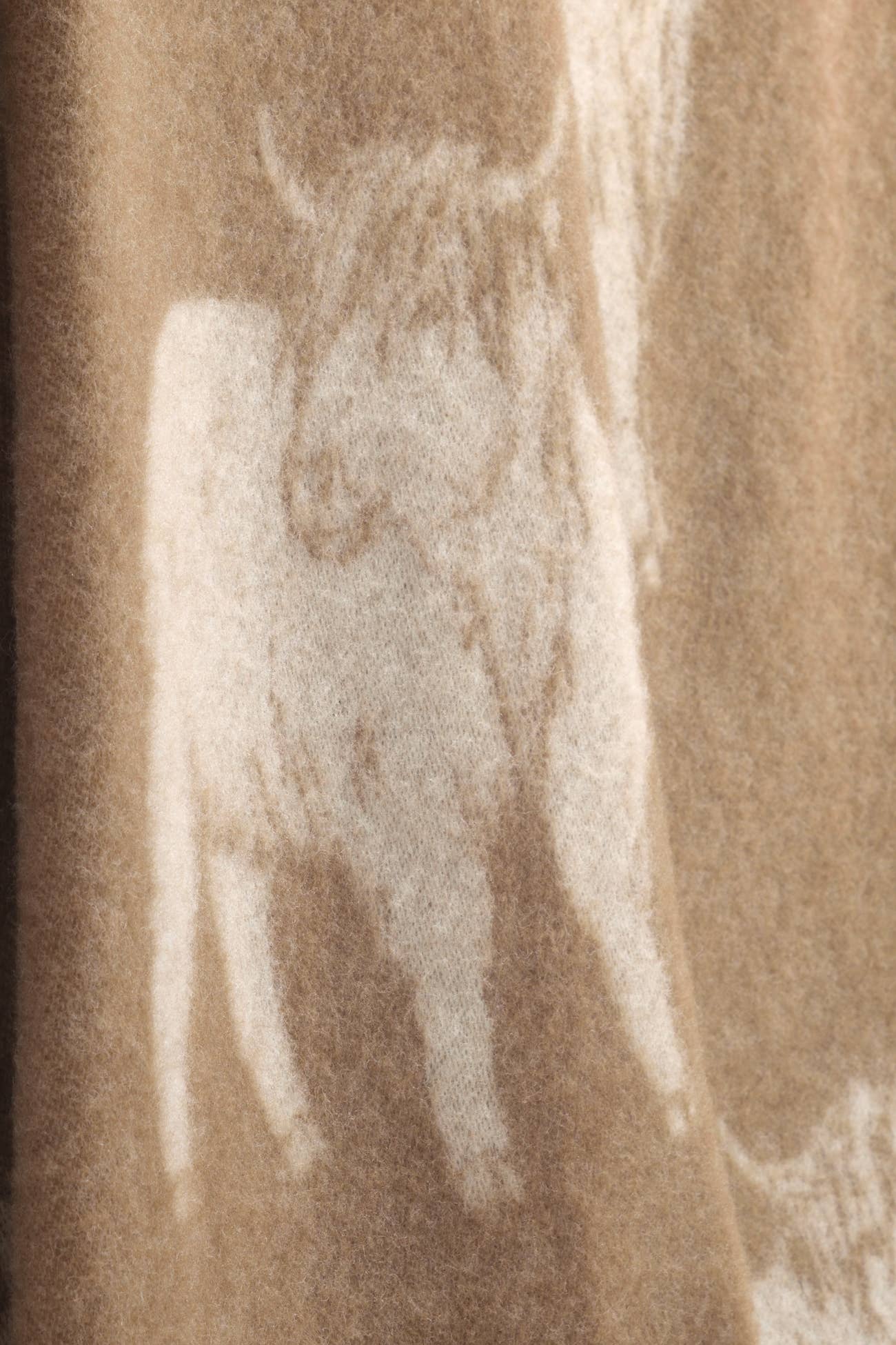 JJ Textile – wholesale Throw blanket – Highland Cow Brown Pure Wool Throw3