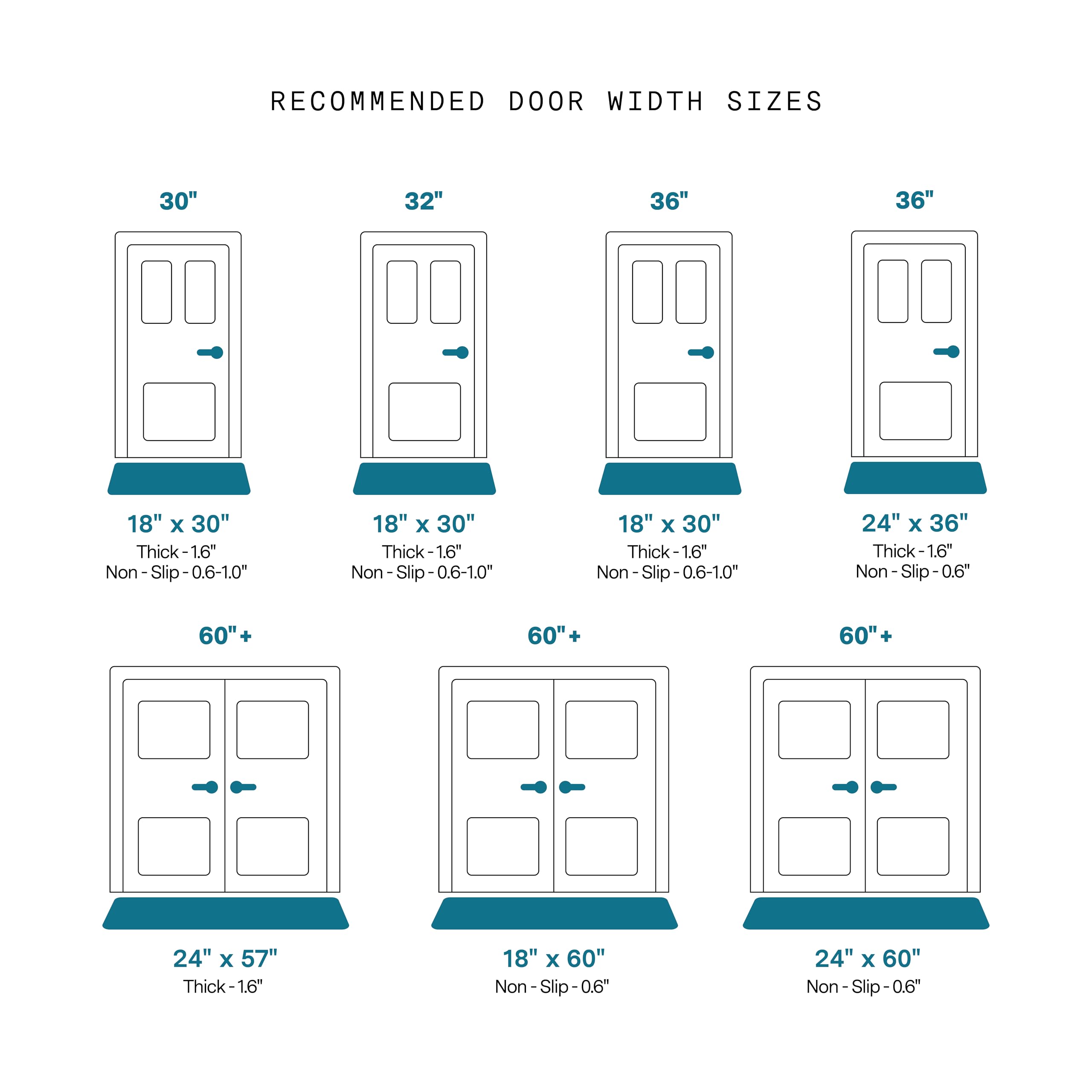 Cursive Hello - Black Doormat - 18" x 30" for wholesale on Faire2